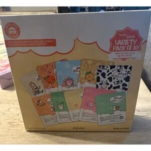 NEW Esfolio Pure Skin Essence Mask Variety Of 10 Pack - FREE GIFT